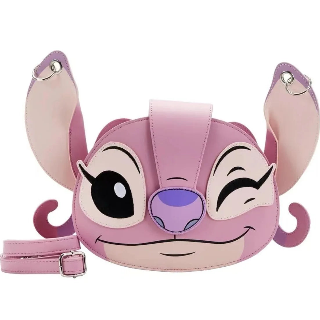 Stitch Luau Cosplay Double Strap Shoulder Bag – Women’s Beach Backpack & Wallet Purse