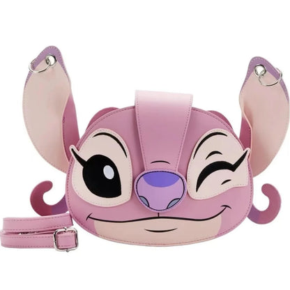 Stitch Luau Cosplay Double Strap Shoulder Bag – Women’s Beach Backpack & Wallet Purse