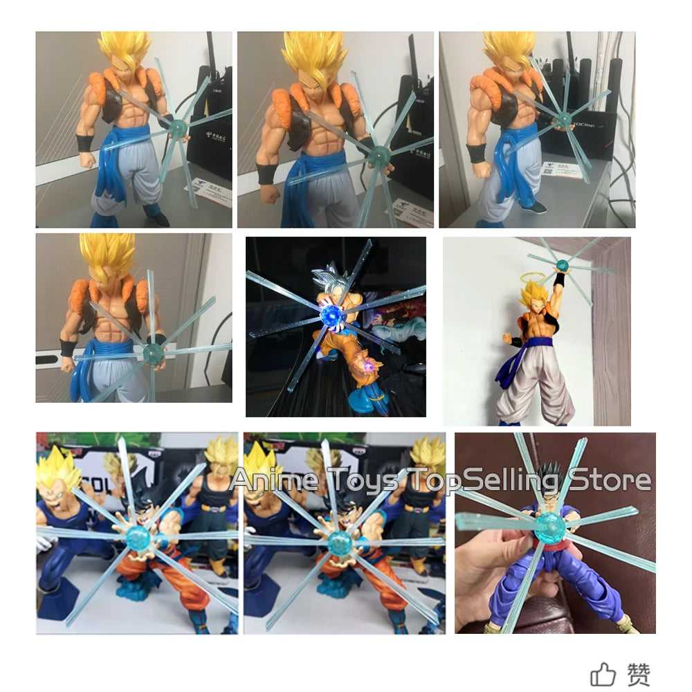 16-17cm Dragon Ball Z Goku Kamehameha PVC Figure — DBZ Anime DIY Collectible Toy