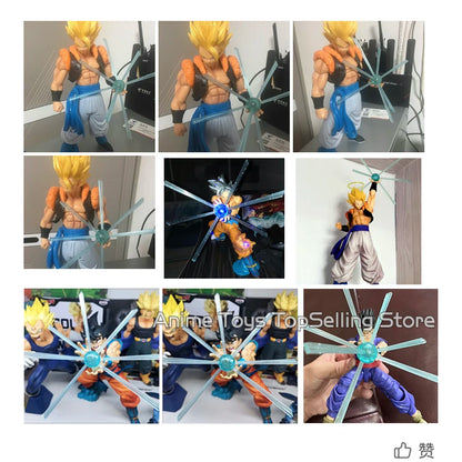 16-17cm Dragon Ball Z Goku Kamehameha PVC Figure — DBZ Anime DIY Collectible Toy