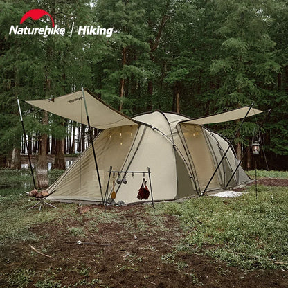 Naturehike Aries Tunnel Tent – 4-6 Person 4-Season Geodesic Outdoor Camping Tent, Double Layer, Large Travel Shelter