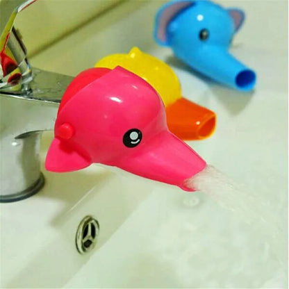 Cartoon Faucet Extender for Kids - Convenient Sink Accessory for Baby Hand Washing in Bathroom and Kitchen