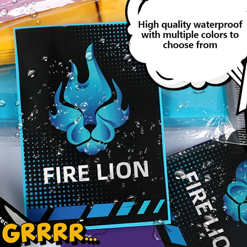 100PCS Matte Card Sleeves 66x91mm — Frosted Trading Card Protectors for MTG & TCG Game Cards