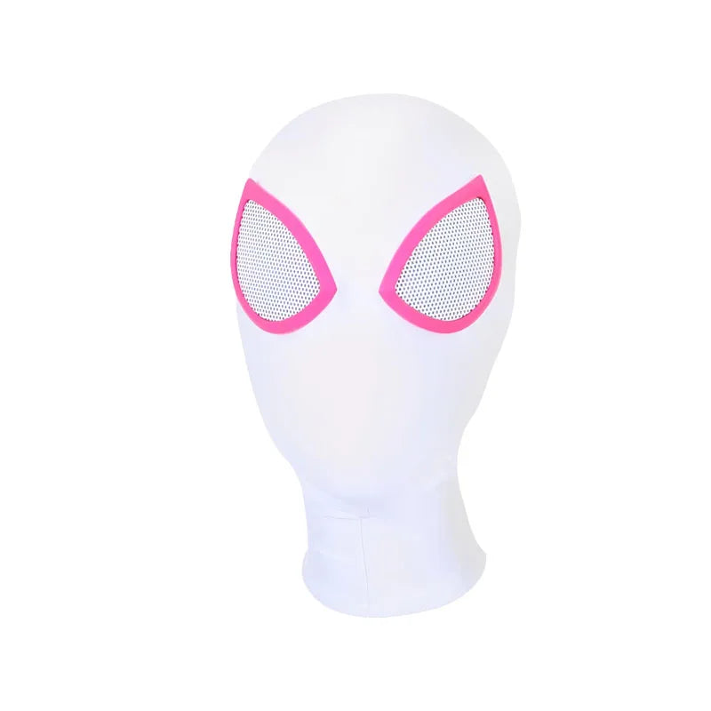 Gwen Stacy 3D Superhero Mask — Kids & Adult Cosplay Headgear for Spiderman, Miles Morales, Iron Man & Halloween Costume Props