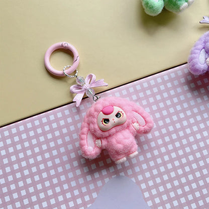 Kawaii Plush Keychain – Cute Aesthetic Bag Charm for Women, Wedding & Party Gifts