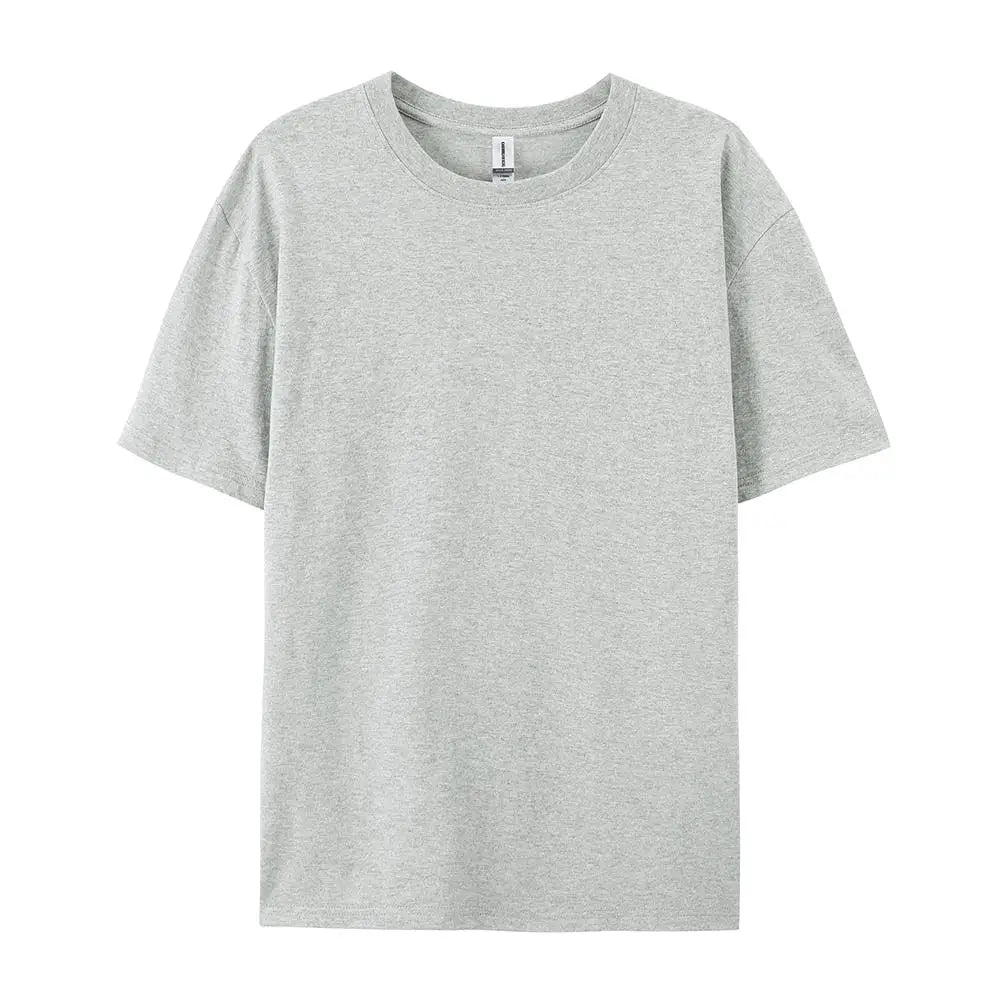 100% Cotton Solid Color T-Shirt – Unisex Short Sleeve Casual Breathable Summer Tee for Men & Women Fashion Wear