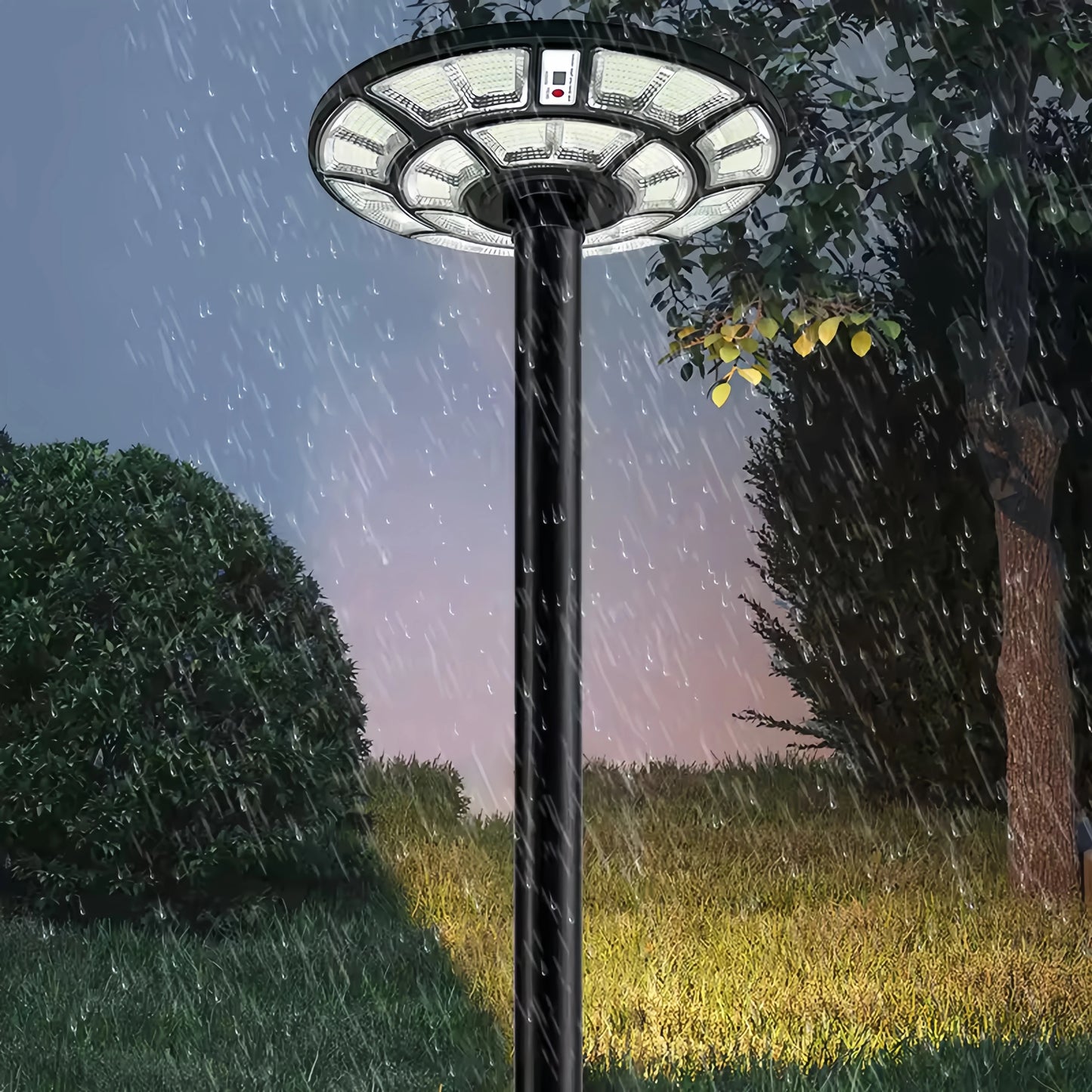 IP65 Solar Outdoor Light - Radar Motion Sensor with 4000mAh Rechargeable Battery