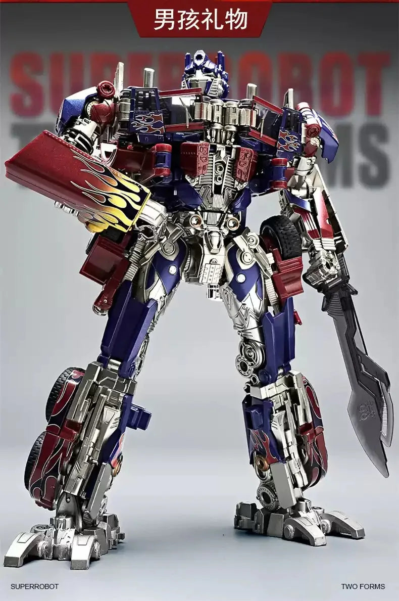 30CM Transforming Robot Toy – Optimus Prime, Bumblebee & Megatron Alloy Action Figures for Kids