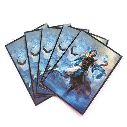 120PCS Black Lotus Card Sleeves – 66x91mm Double Sleeved for Anime, TCG, Magic, MTG, YGO & CFV Trading Cards