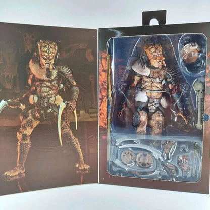 NECA Shaman Ahab Ultimate Scout Warrior Action Figure – Lost Battle Feral Jungle Hunter Predator Collector Toy