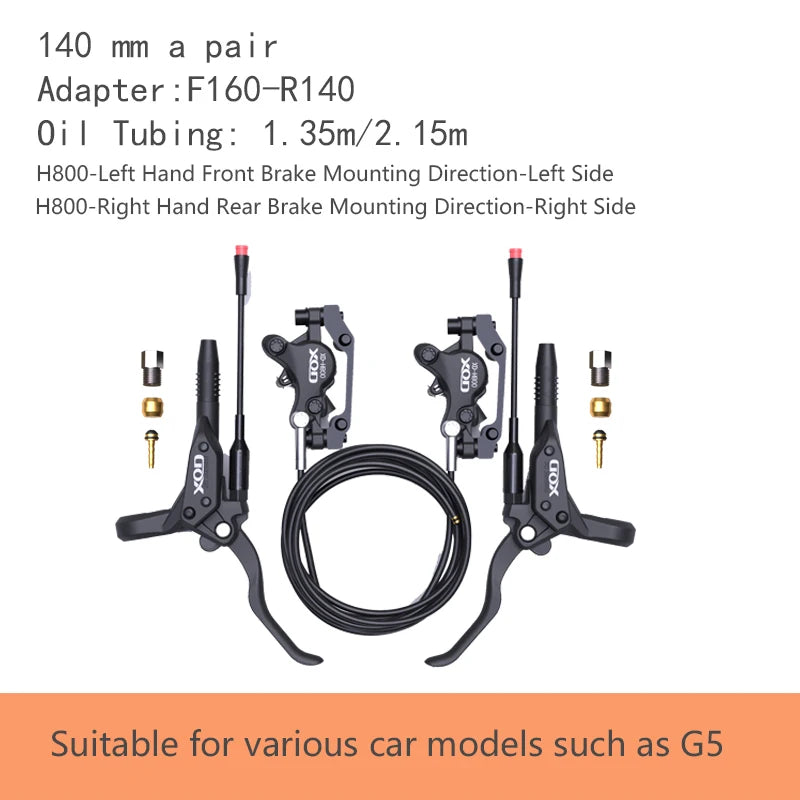 XOD H800/H880 Hydraulic Disc Brake - Hydraulic Oil Brake System for KUKIRIN G2 Master, G2 MAX and G2 Pro Electric Scooters