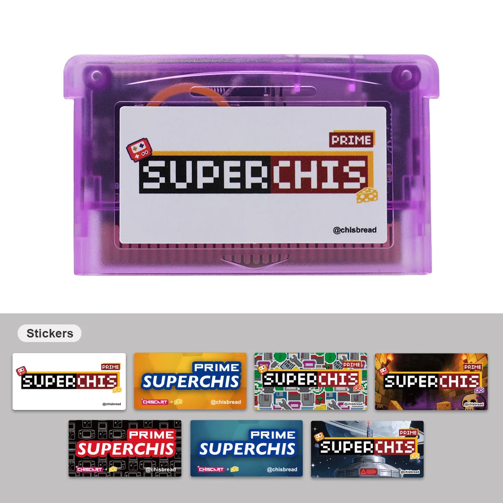 SuperChis Prime GBA Cart Reader - 256KB SRAM, 1Gbit NOR Flash & 1Mbit SRAM for GBA, GB Player, NDS & NDSL Consoles