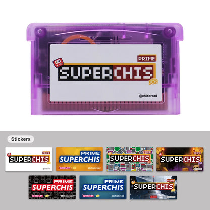SuperChis Prime GBA Cart Reader - 256KB SRAM, 1Gbit NOR Flash & 1Mbit SRAM for GBA, GB Player, NDS & NDSL Consoles