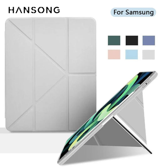 Samsung Galaxy Tab Case — Compatible with Tab A8 10.5, S6 Lite 10.4, S7/S7 Plus/FE, S8/S8 Plus, S9/S9 Plus 11–12.4″ Cover