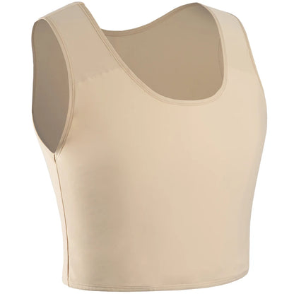 XUJI Transgender FTM Half Chest Binder – Breathable Tomboy Chest Compression for Comfort