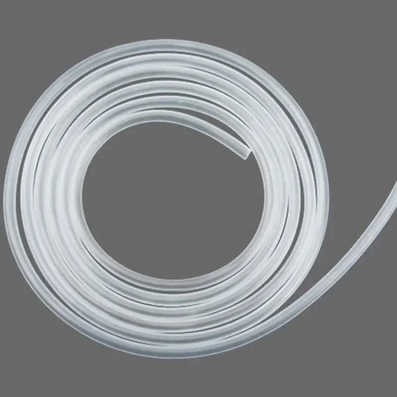 Silicon Aquarium Oxygen Pump Hose - 4x6mm, 1m/3m/5m/10m, Food Grade Tube for Fish Tank & Pond