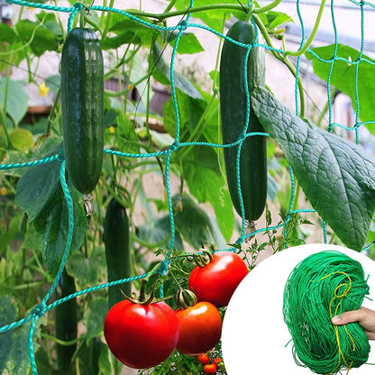Heavy Duty Plant Trellis Netting - Thick Nylon Climbing Support Mesh for Cucumber, Tomato & Grape Gardens