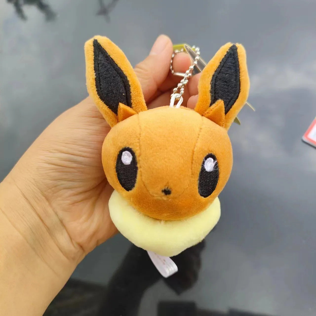 Pokemon Eevee Family Keychains – Plush Toy Pendants of Glaceon, Vaporeon, Sylveon, Espeon & Flareon, Cute Anime Stuffed Dolls, Perfect Birthday Gift