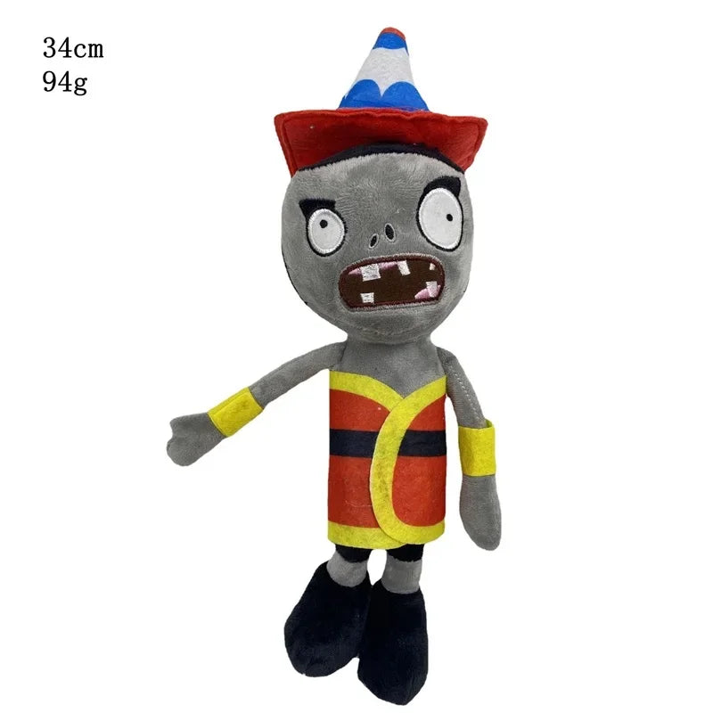 30cm Plants vs. Zombies Plush Toys - Soft Gargantuar, Zombie, and Pirate Zombie Stuffed Dolls for Kids and Fans