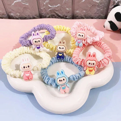 Cute Anime Hair Ropes – Elastic Hair Ties for Women and Girls