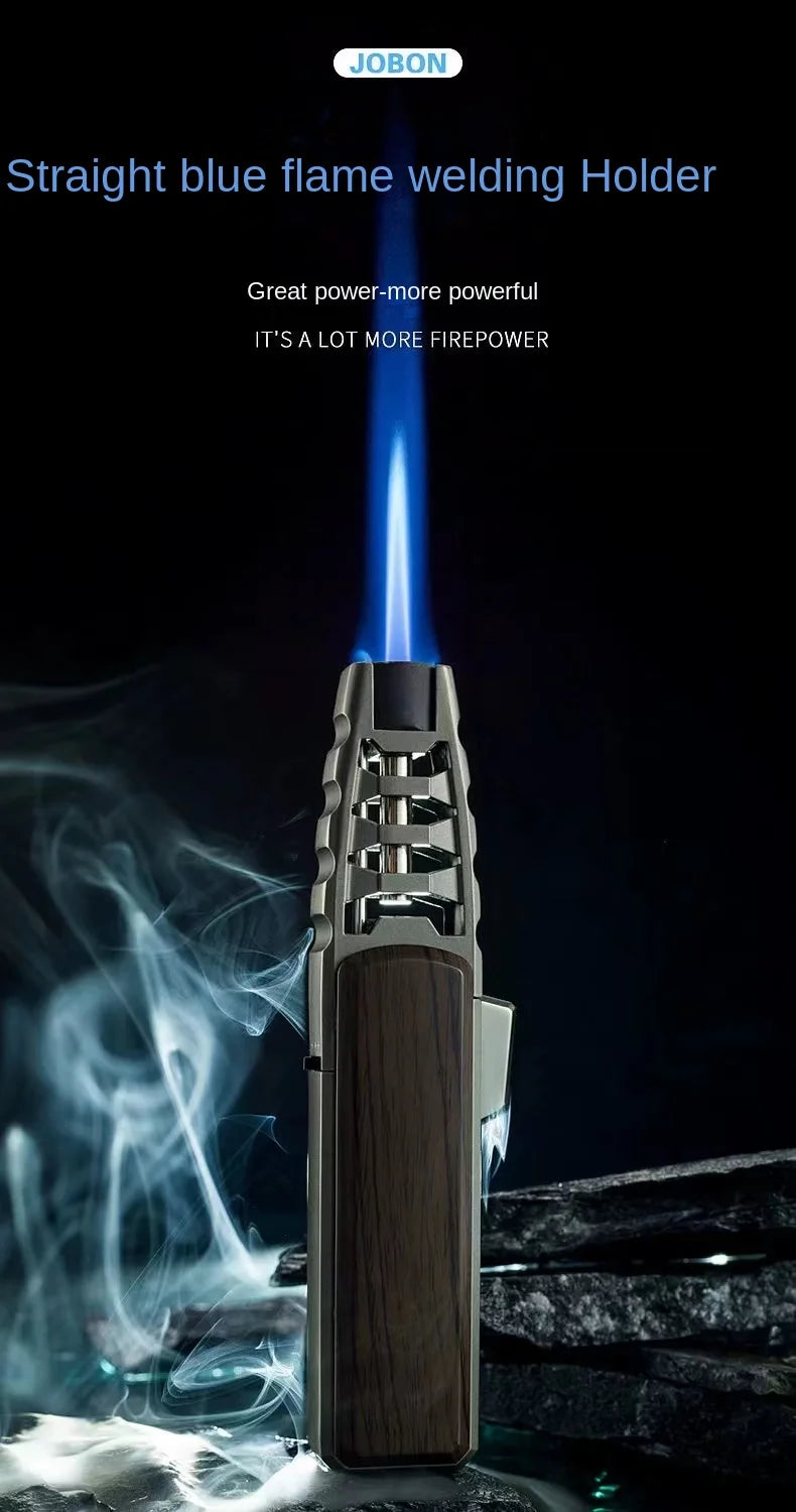 New JOBON Windproof Pen Jet Butane Lighter — Metal Airbrush Torch for Cigar, BBQ & Kitchen