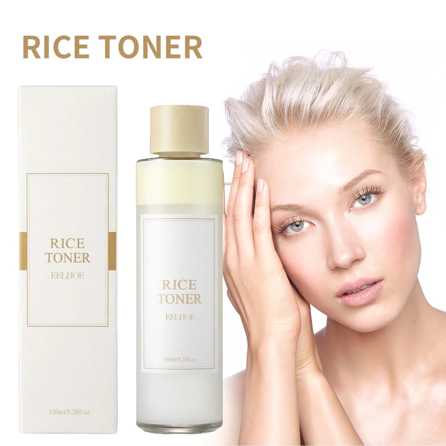 150ML Rice Facial Toner – Moisturizing, Firming & Skin-Soothing, Niacinamide Brightening, Skin Barrier Repair Skincare
