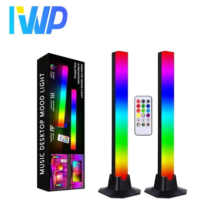USB RGB LED Light Bar – Color-Changing TV Backlight with Remote, Music Rhythm Ambient Strip, Symphony Atmosphere Lamp Decor