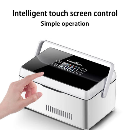 20400mAh Portable Insulin Refrigerator – USB Rechargeable Mini Cold Box with Bag for Medicine & Constant Temperature Storage