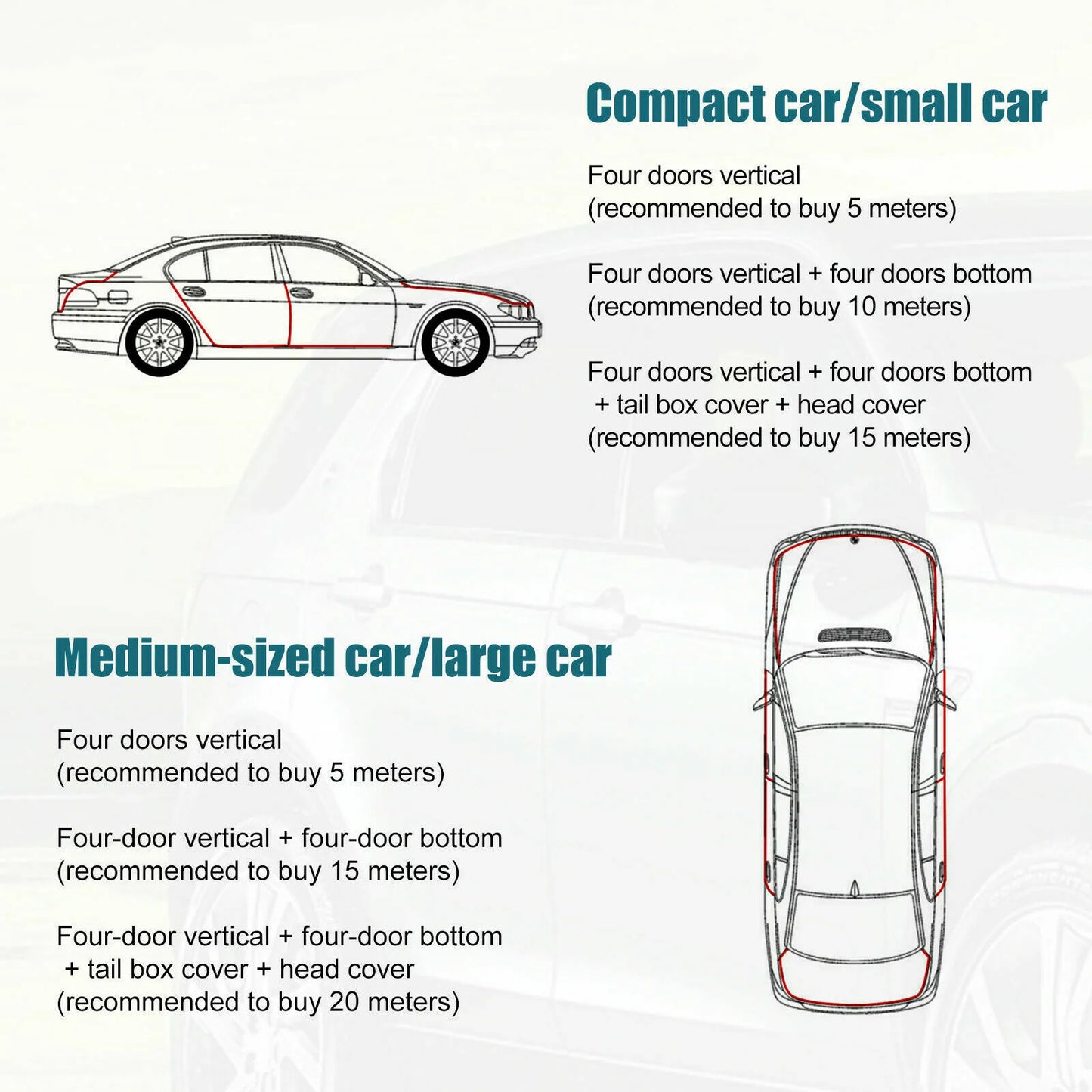 5M Car Door Edge Protector Strip - U Shape Rubber Seal Trim 11x5mm Auto Door Guard for Scratch Protection, Sealing & Decoration