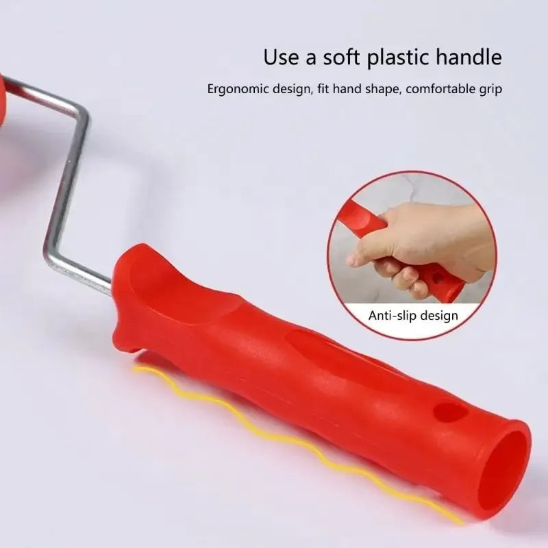 Wall Texture Pattern Roller - Smooth Plastering Putty Brush for Decorative Wall Finishing