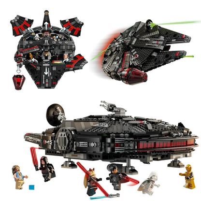 MOC 1579PCS Dark Falcon Starfleet Spacecraft — 75389 DIY Model Assembly Set, Children's Toy & Christmas Gift