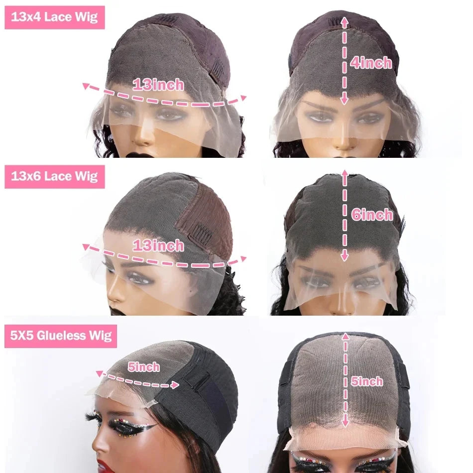 Brazilian Body Wave Short Bob Wig – 13x4/13x6 HD Transparent Lace Front, Pre-Plucked 5x5 High Density Human Hair Lace Frontal Wig