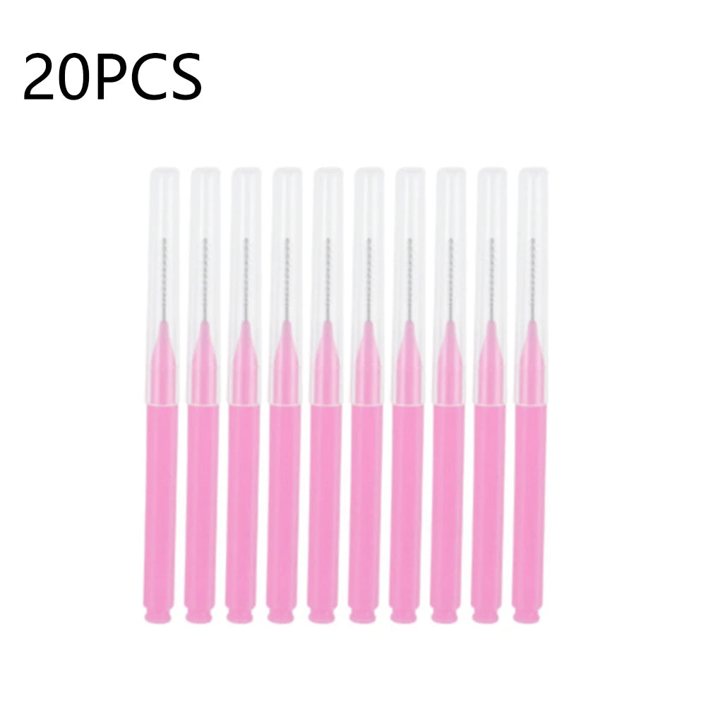 10/20/50PCS Mini Eyebrow & Lash Brushes – Disposable Bendable Brow Perm & Micro Eyelash Applicator Tools