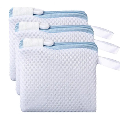 3PCS Laundry Gel Bags – Double-Layer Mesh Laundry Wash Bags, Thickened Anti-Tangle & Pilling Prevention for Clothes