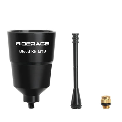RIDERACE Bicycle Hydraulic Brake Bleed Kit – Oil Funnel & Adapter for Shimano MTB & Road Disc Brakes