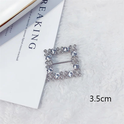 Creative Knot Buckles – Geometric T-Shirt & Scarf Waist Tightening Buttons, Clothing Accessories