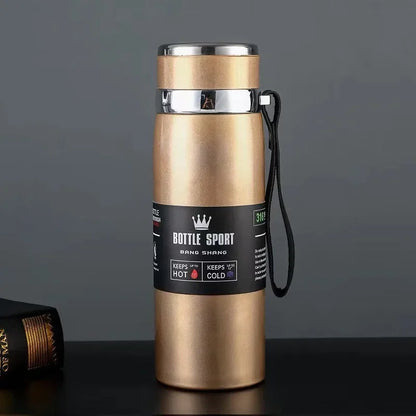 1000ml Stainless Steel Thermal Bottle – Double Wall Vacuum Insulated Leakproof Thermos for Coffee & Tea, Office Travel Flask