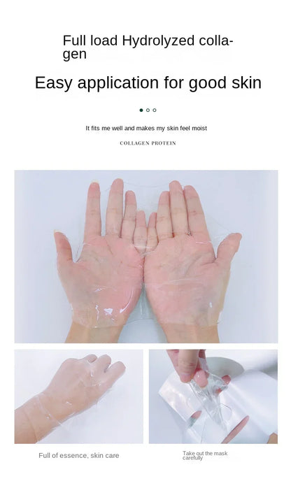 TikTok Hot Sale Seaweed Collagen Crystal Mask – Replenishing Fruit Jelly Skin Care, Transparent Masque