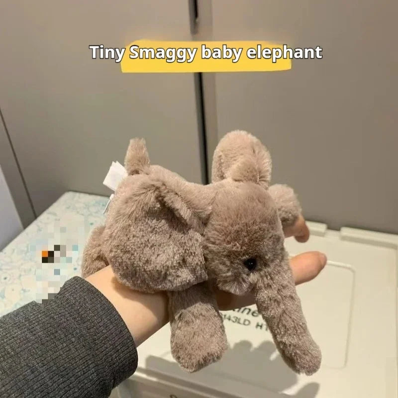 13cm Plush Mini Doll Set — Smaug Series Cat, Elephant, Rabbit, Monkey, Bear, Fox, Hippo & Dog Toys, Cute Birthday Gifts