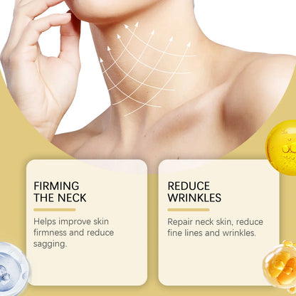 AH-8 Firming Neck Cream - Hexapeptide and Hyaluronic Acid Moisturizer for Hydrated, Smoother-Looking Skin