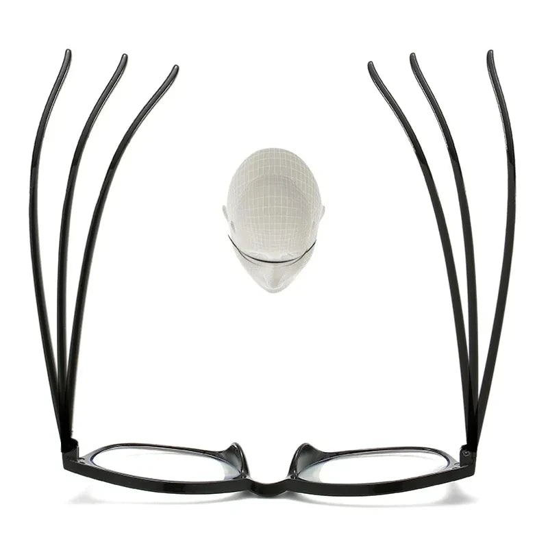 3-in-1 Progressive Multifocal Reading Glasses for Women – Easy Focus Eyeglasses for Near & Far Vision +1.0 to +4.0