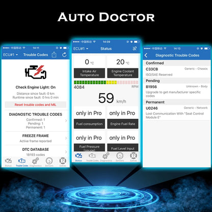 Efficient Car Care: Konnwei ELM327 V1.5 Bluetooth 5.0 OBD2 Scanner - Advanced OBDII Auto Car Diagnostic Tools for Easy Code Reading