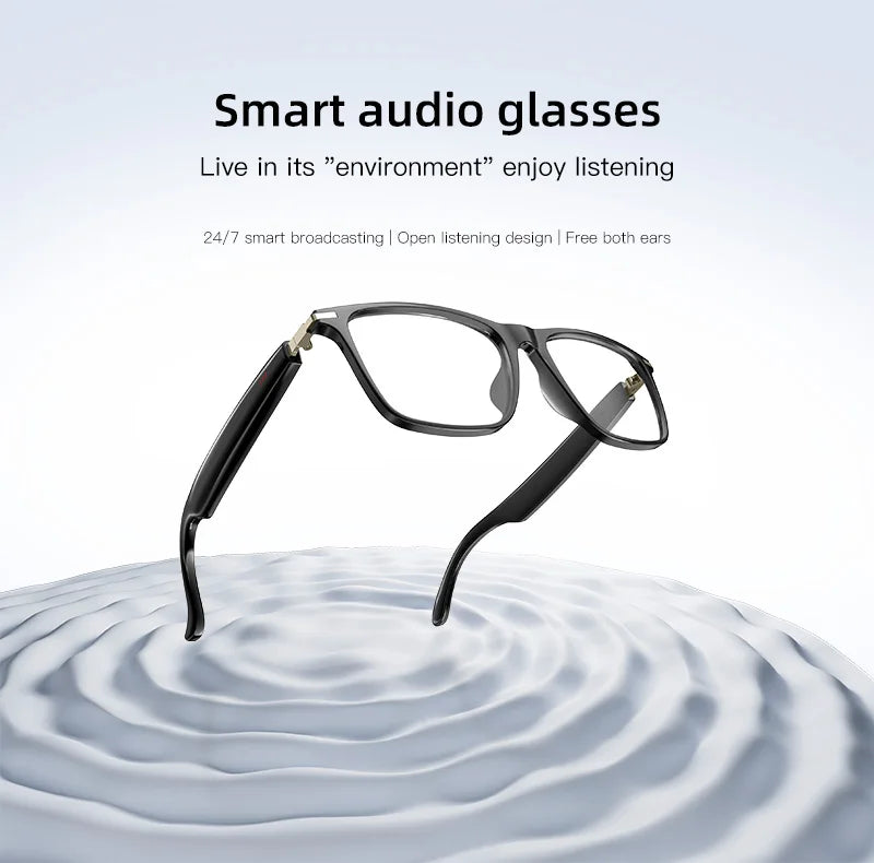 2025 Smart Glasses M01 – Bluetooth Sunglasses with Polarized, Blue Light Filtering Lenses, Waterproof for Men