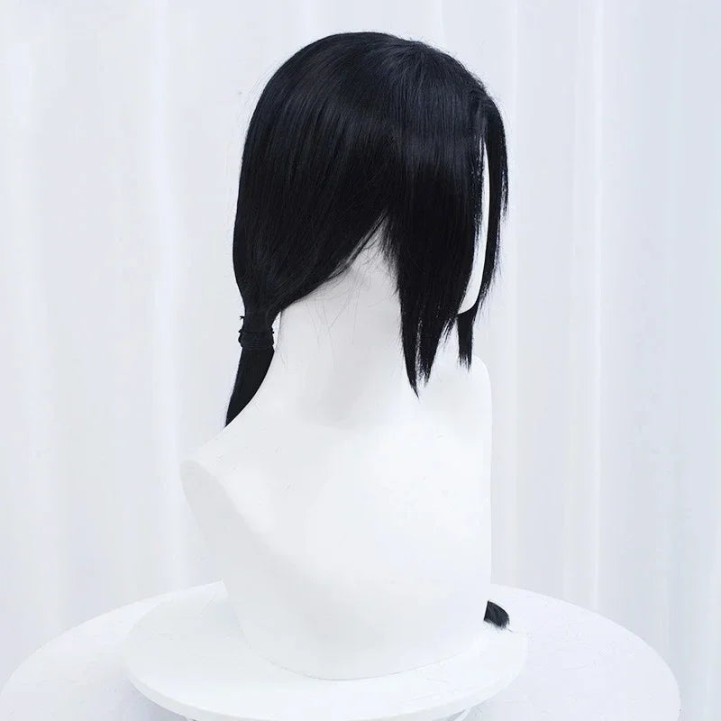 Anime Uchiha Itachi Cosplay Wig – Long Straight Black Heat-Resistant Synthetic Hair