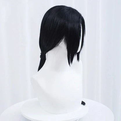 Anime Uchiha Itachi Cosplay Wig – Long Straight Black Heat-Resistant Synthetic Hair