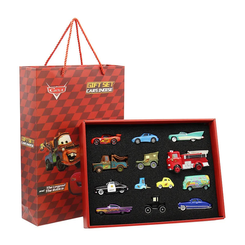 Disney Pixar Cars 3 Diecast Toy Set – Lightning McQueen, Mater, Jackson Truck | Metal Model Cars for Boys