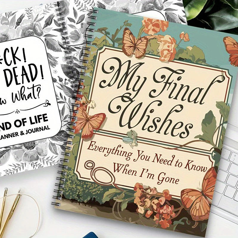 End-of-Life Planning Notebook – Final Arrangements Organizer for Beneficiary Info, Funeral Plans & Last Wishes Guide