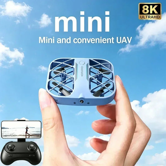 JJRC H107 Mini GPS RC Drone - 8K HD Dual Cameras, 360° Obstacle Avoidance, 5G WiFi & Foldable Quadcopter for Kids