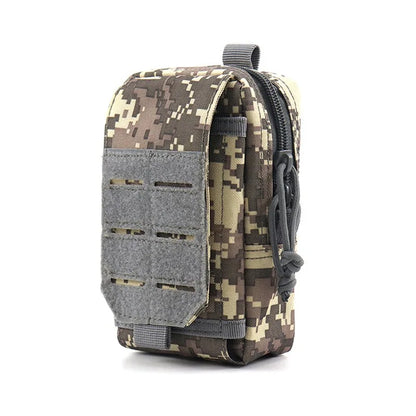 Tactical Multifunction Waist Bag – Molle Travel Pouch, EDC Phone Holder, Fanny Pack for Camping, Hiking & Hunting