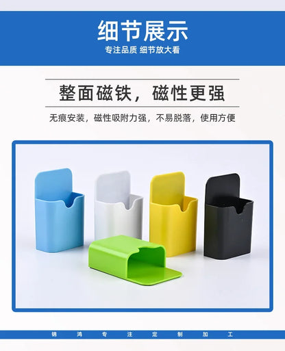 Magnetic Whiteboard Storage Box – Pen, Chalk & Eraser Holder with Hanging Plastic Design for Teaching & Office Use